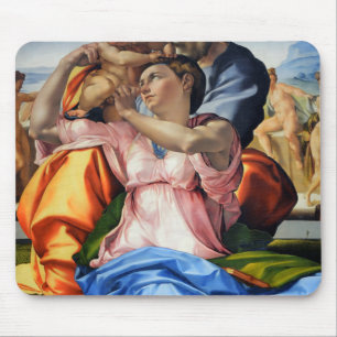 Doni Tondo, Doni Madona (detail), Michelangelo, 15 Mouse Mat