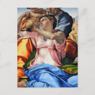 Doni Tondo, Doni Madona (detail), Michelangelo, 15 Postcard