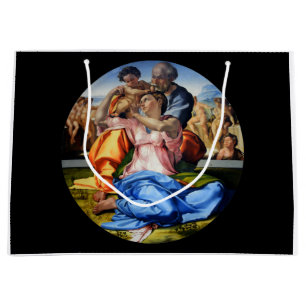Doni Tondo, Doni Madona, Michelangelo, 1507 Large Gift Bag