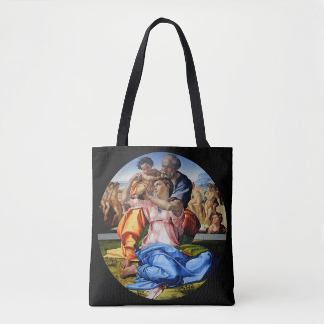 Doni Tondo, Doni Madona, Michelangelo, 1507 Tote Bag (Front)