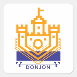 Donjon Square Sticker