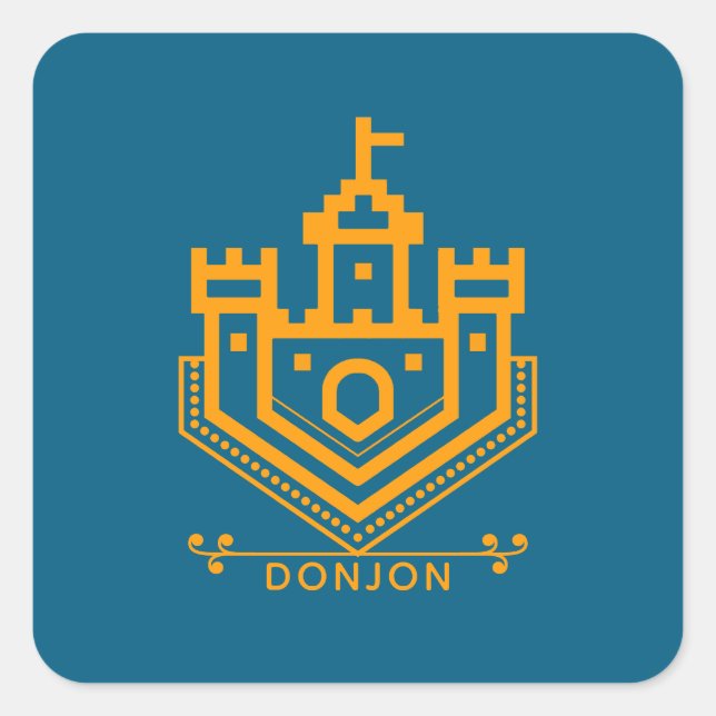 Donjon Square Sticker (Front)