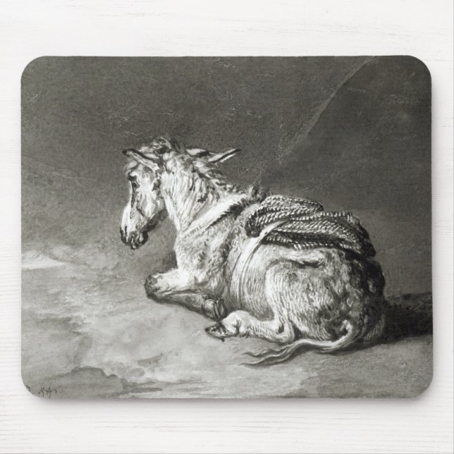 Donkey at Rest Mouse Mat (Front)