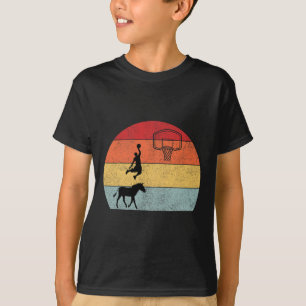 Donkey basketball Player Coach Sport ride donkey b T-Shirt