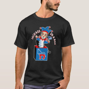 Donkey Biden Box Not My President Anti Biden Polit T-Shirt