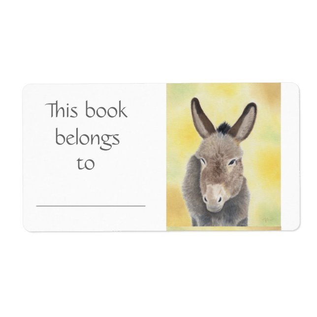 Donkey book label (Front)