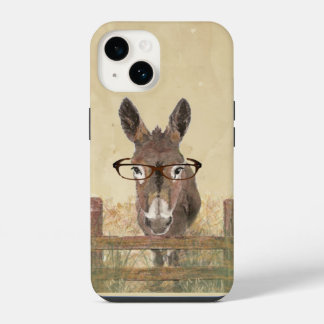 Donkey Burro with glasses for smartasses iPhone 14 Case