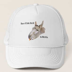 Donkey Called Carrot, With Humour Logo, Trucker Hat