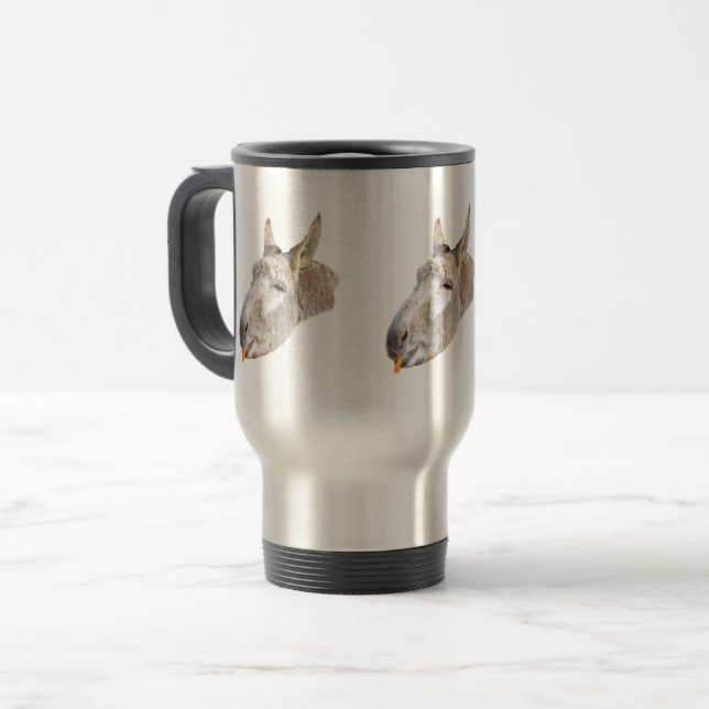 Donkey Called Carrots, Travel Mug (Front Left)
