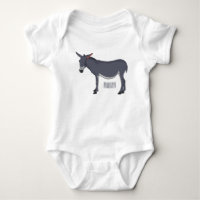 Donkey cartoon illustration