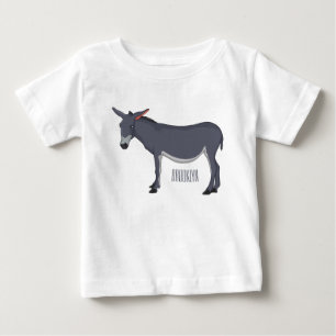 Donkey cartoon illustration baby T-Shirt