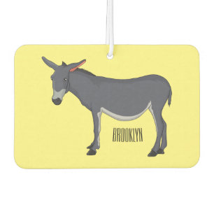 Donkey cartoon illustration car air freshener