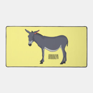 Donkey cartoon illustration  desk mat