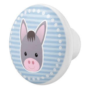 Donkey Ceramic Knob