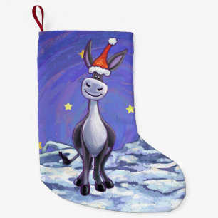 Donkey Christmas Small Christmas Stocking