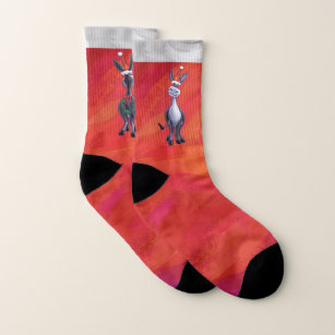 Donkey Christmas Socks