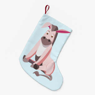 Donkey Christmas Stocking - Custom Colour - Text