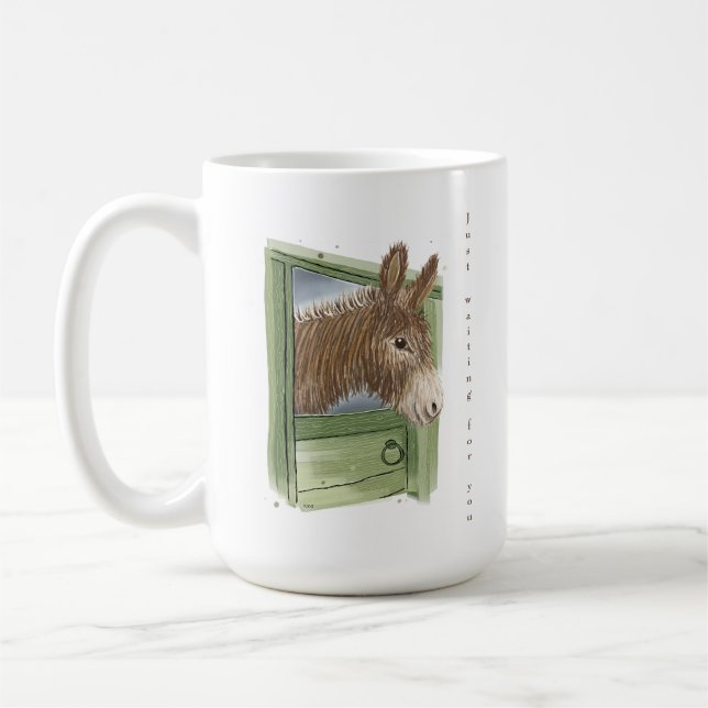 Donkey Cup - Cute -  Just waiting for you -  (Left)