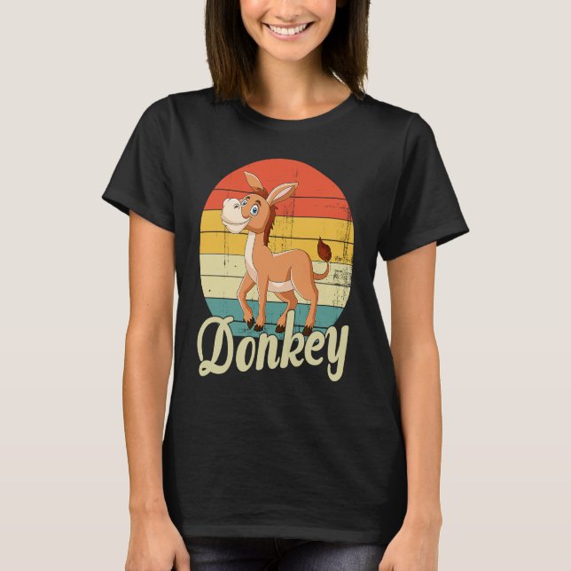 Donkey Cute Donkey T-Shirt (Front)