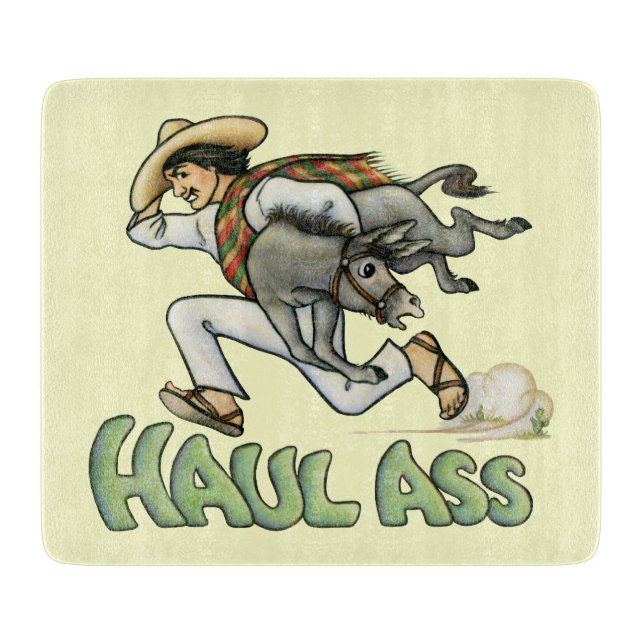 Donkey Cutting Board (Front)