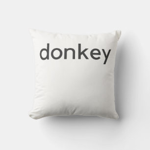 donkey dark cushion