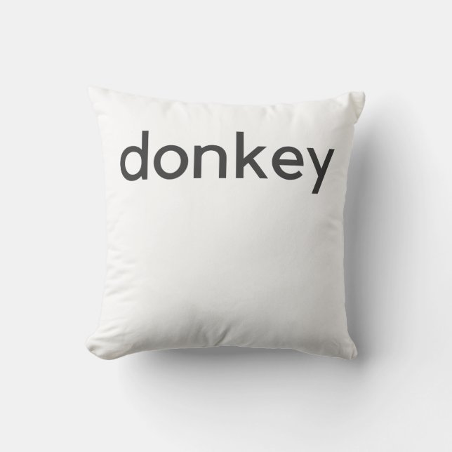 donkey dark cushion (Front)