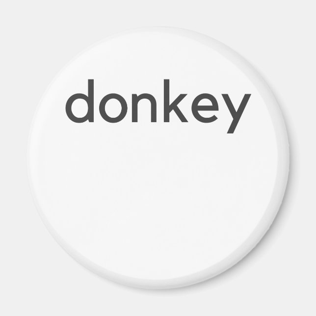 donkey dark magnet (Front)