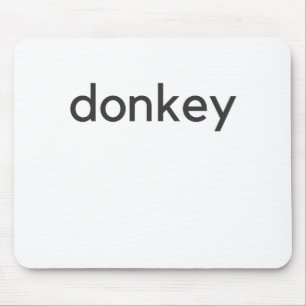 donkey dark mouse mat