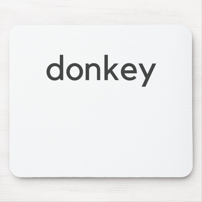 donkey dark mouse mat (Front)