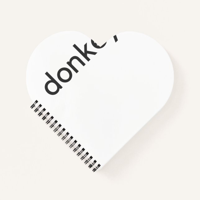 donkey dark notebook (Front)