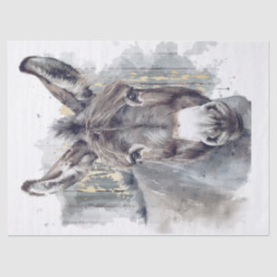 Donkey Decoupage Tissue Paper