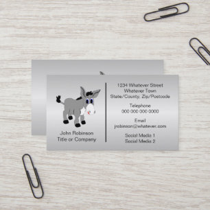 Donkey Design Donkey Sanctuary Business Card