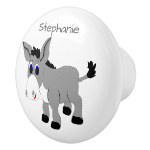 Donkey Design Personalised Ceramic Knob