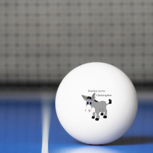Donkey Design Personalised Ping Pong Ball