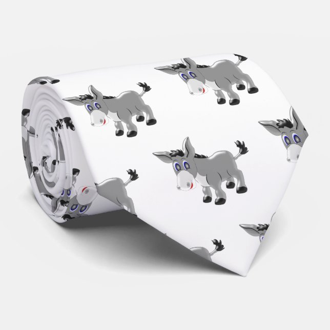 Donkey Design Tie (Rolled)