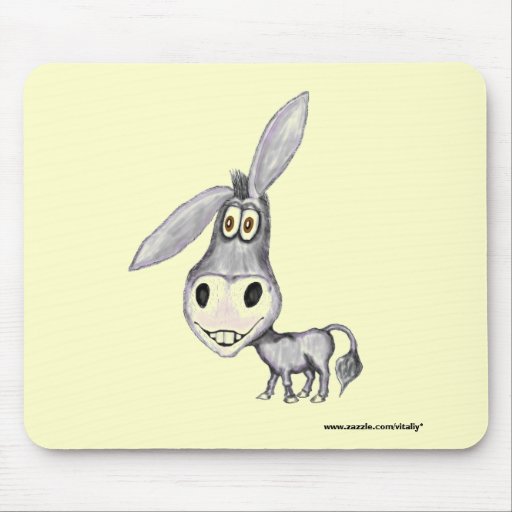Image of donkey funny mousepad