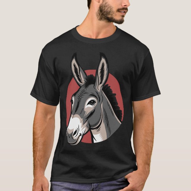 Donkey Funny Mule T-Shirt (Front)