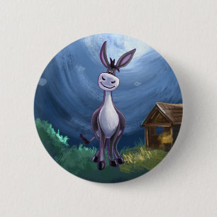 Donkey Gifts & Accessories 6 Cm Round Badge