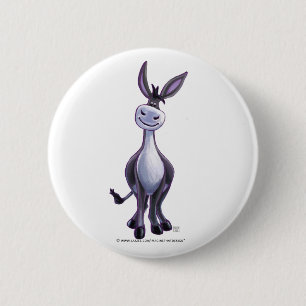 Donkey Gifts & Accessories 6 Cm Round Badge