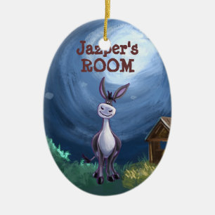 Donkey Gifts & Accessories Ceramic Tree Decoration