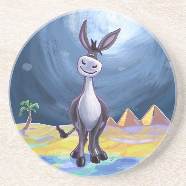 Donkey Gifts & Accessories Coaster (Front)