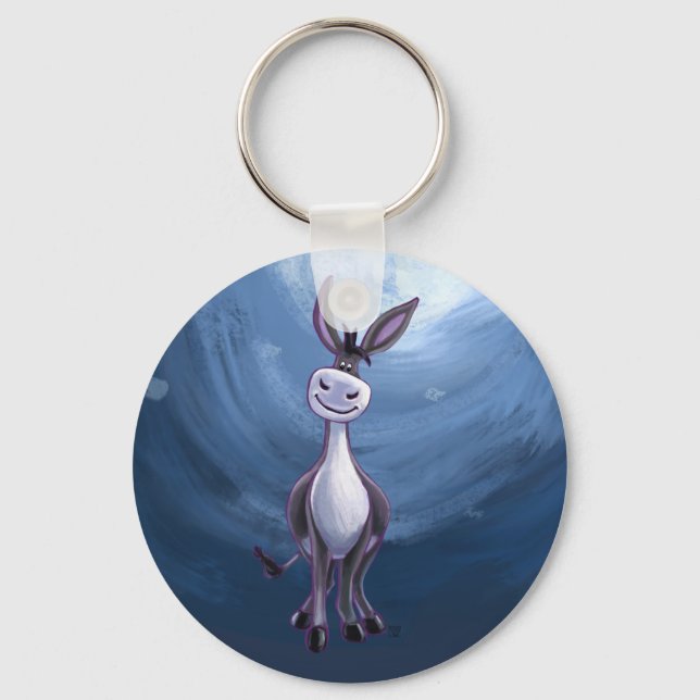 Donkey Gifts & Accessories Key Ring (Front)