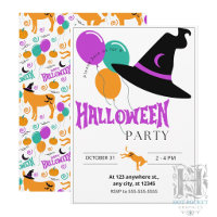 Donkey Halloween Party Invitation