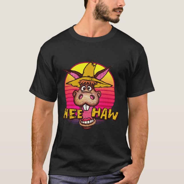 donkey hee haw T-Shirt (Front)