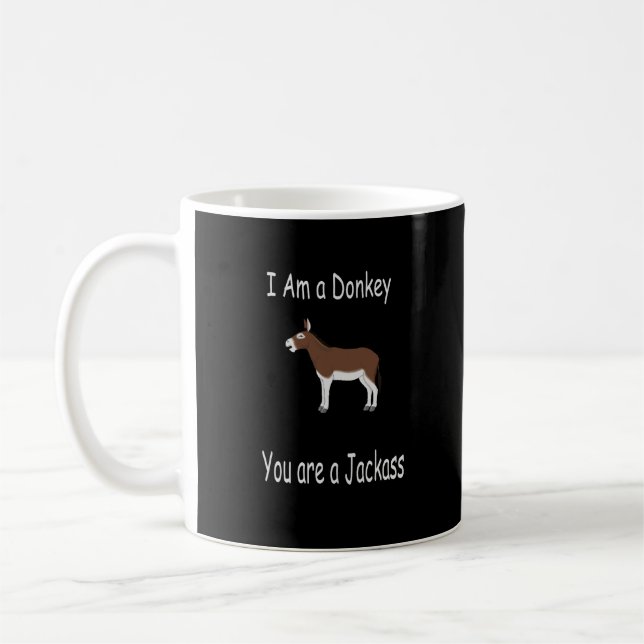 Donkey Humour Coffee Mug (Left)