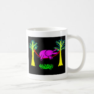 donkey in hammock coffee mug