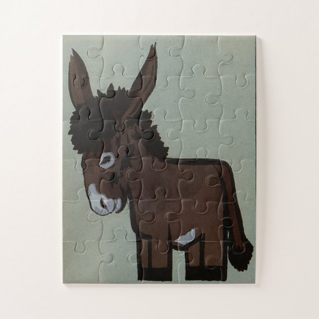 Donkey Jigsaw Puzzle (Vertical)