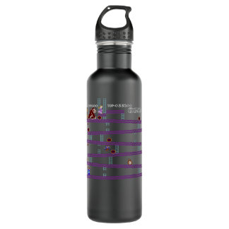 Donkey Kong Retro Arcade Game Screen  710 Ml Water Bottle