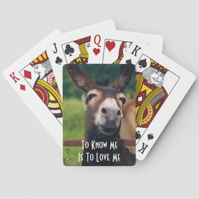 Donkey Love Playing Cards (Back)