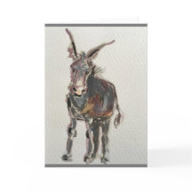 Donkey Lover Blank Card